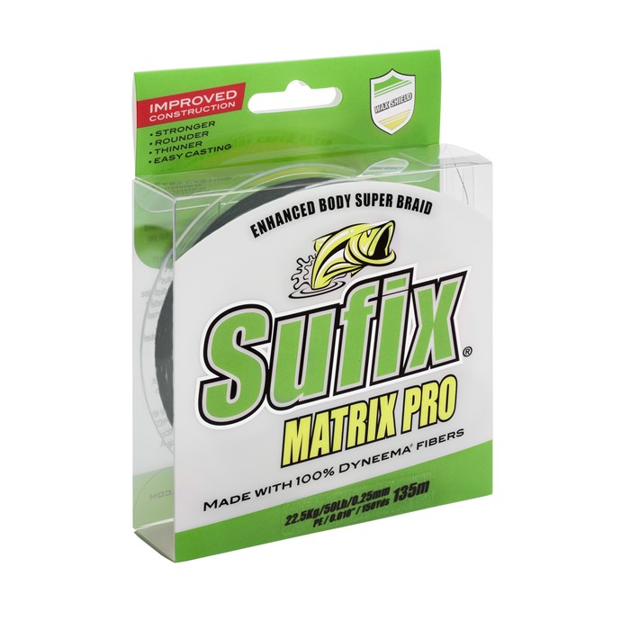 Sufix Matrix Pro Black 1500 meter - 0,18 mm/13,50 kg 