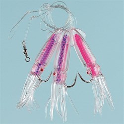 Pink/Purp. Squid Rig 8/0