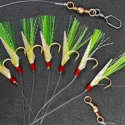 Fladen Sabiki Rig Yellow/Green size 4