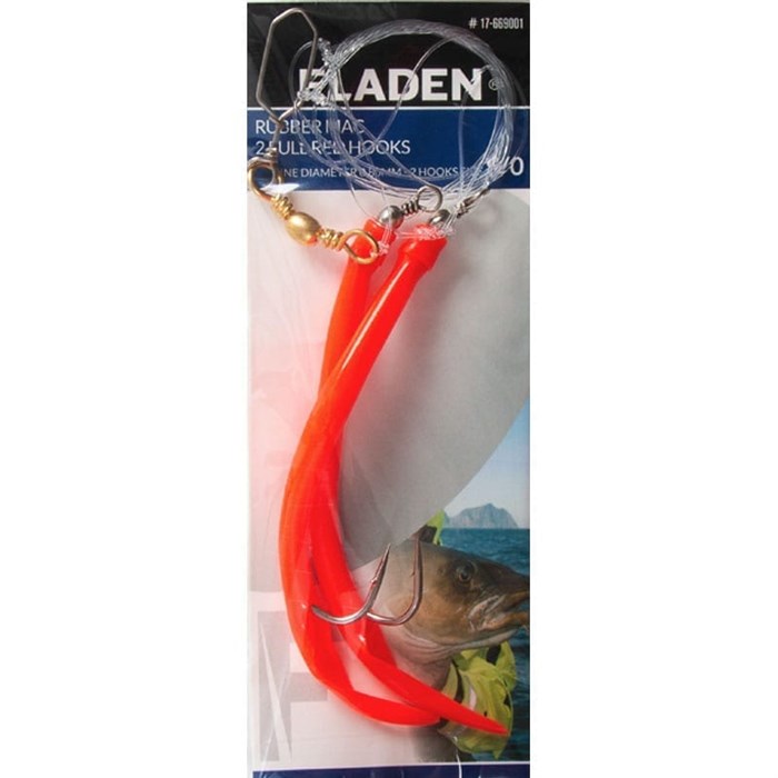 Fladen Gummi Mac Deluxe RIG Red - 9/0