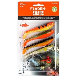 Fladen Shads packet 10 cm/10 g - Orange