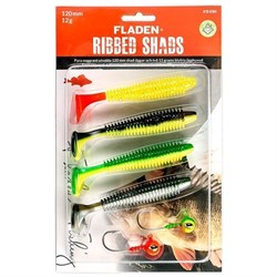 Fladen Ribbed Shad packet 12 cm/12 g
