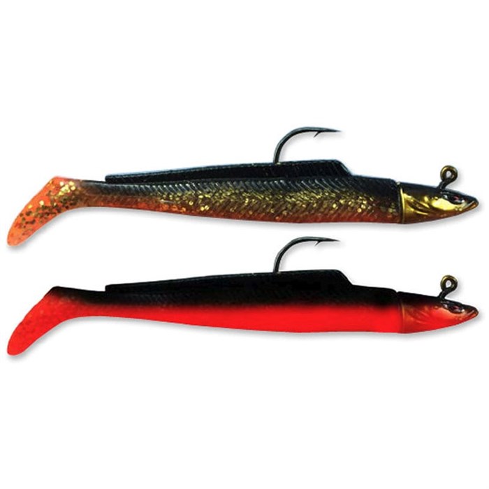 Conrad Sand EEL 60 g 2 pc - gold/svart and red/black