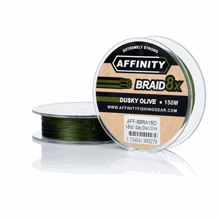 Affinity 8-Braid line dusty olive 150 Meter 0,16 mm / 6,90 kg