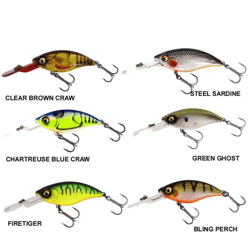 Westin BuzzBite Crankbait, 5 cm, 6 g, Suspending, Clear Brown Craw ár, kedvezmén