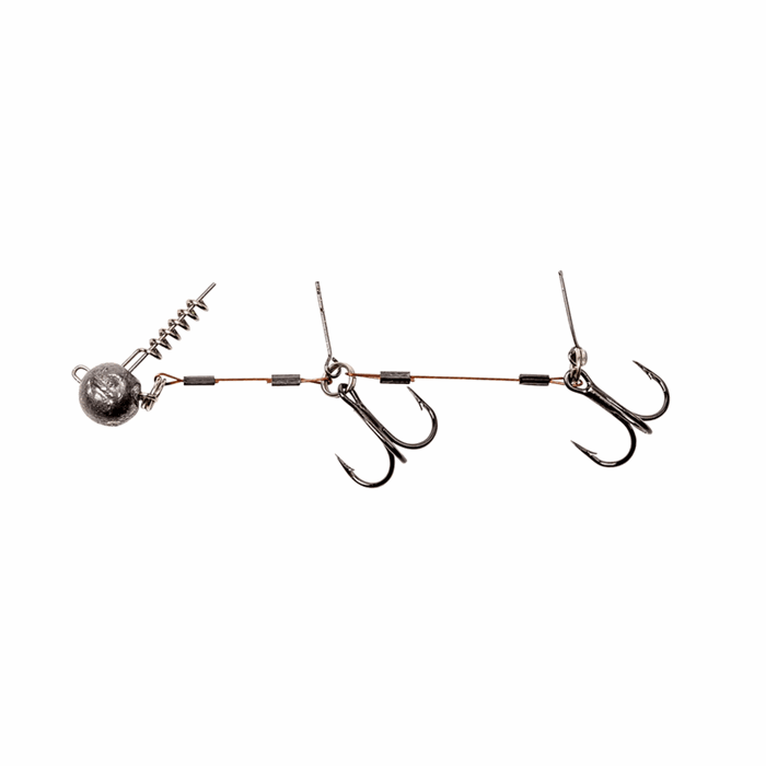 Fladen Jighead screw 15 gr - w wire stinger 9 cm