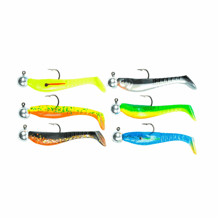 Fladen Minnow Shad til aborrefiskeri