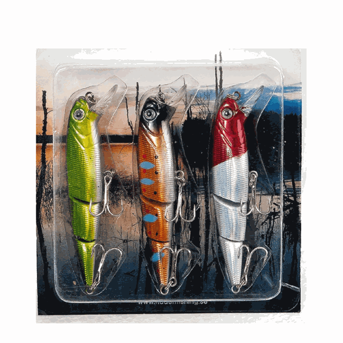 Fladen Wobbler jointed flydende 10 cm / 3 stk