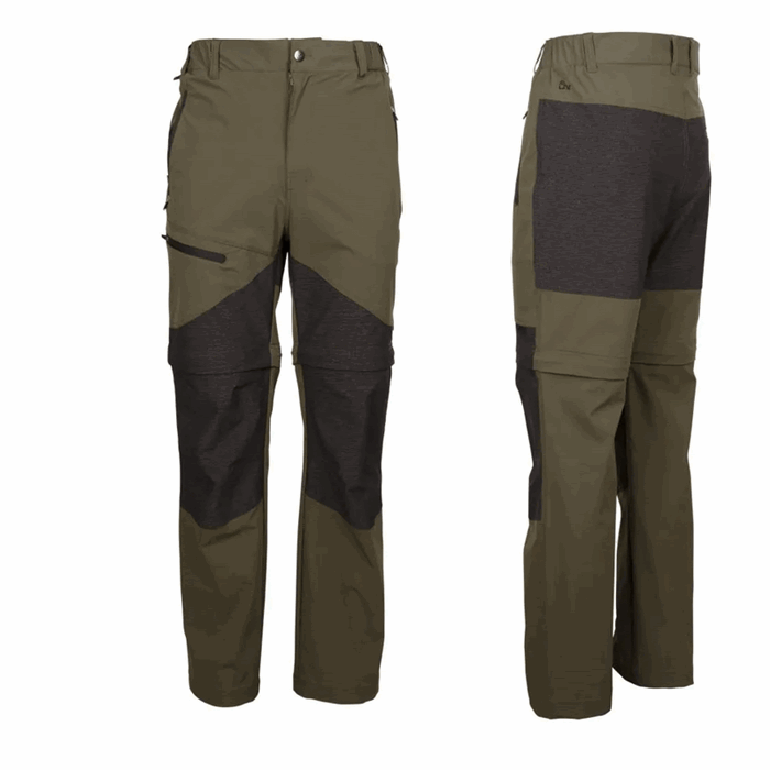 Trespass Mens Zip off trousers Gratwich - Dark green