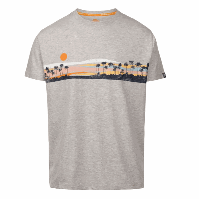 Trespass T-shirt med motiv Marmion - Grey Marl