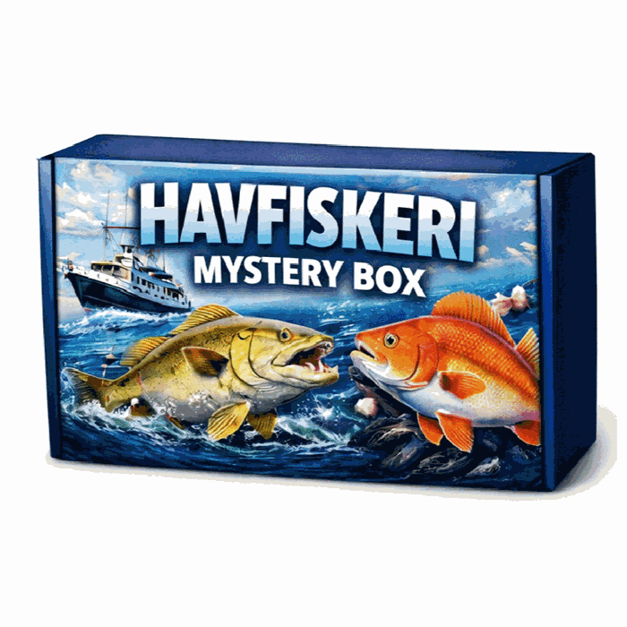 Fisk & Fang mystery box - Havfiskeri