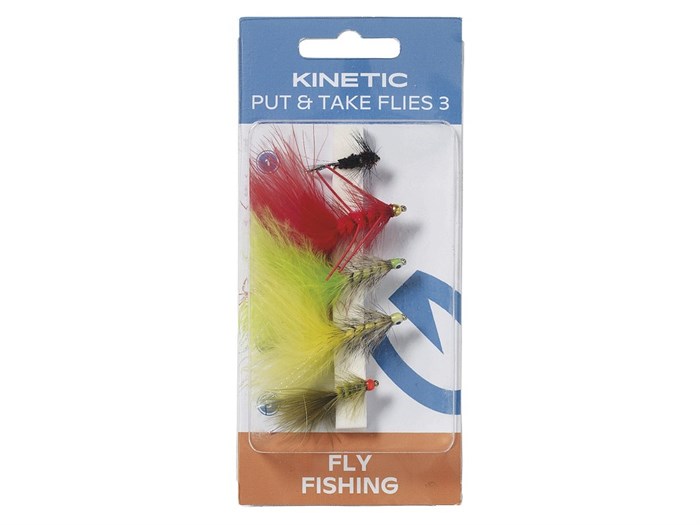 KINETIC PUT N TAKE FLIES 5 stk