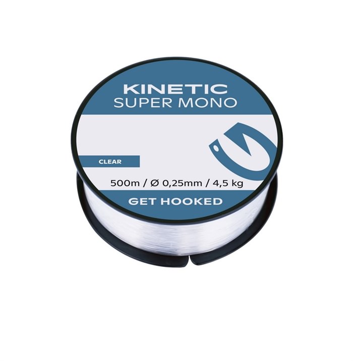 Kinetic Super Mono 500 meter 0,25 mm/4,5 kg