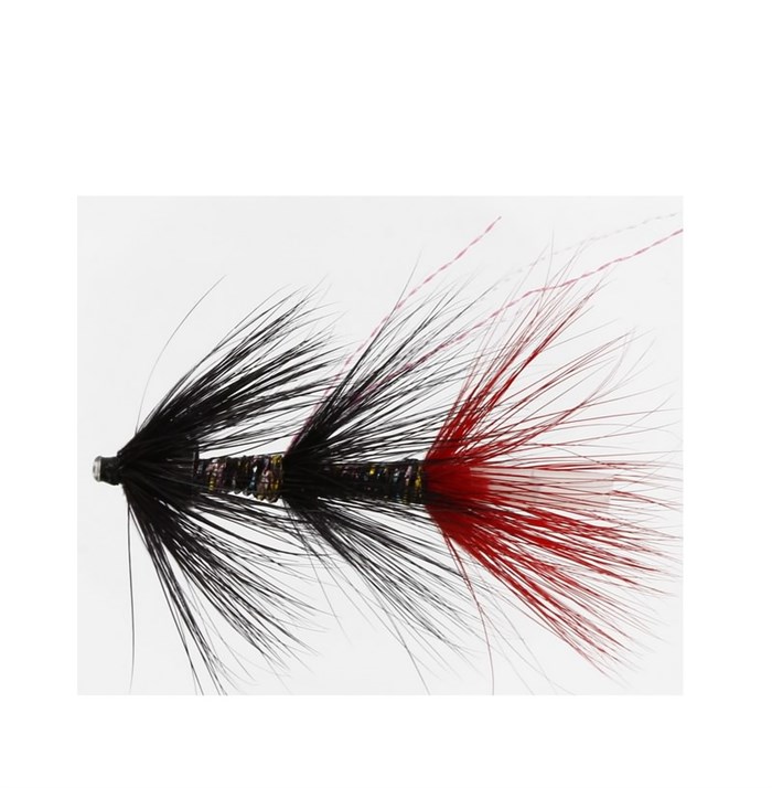 Unique Flies Lönnesokken Tube Black 1,5"