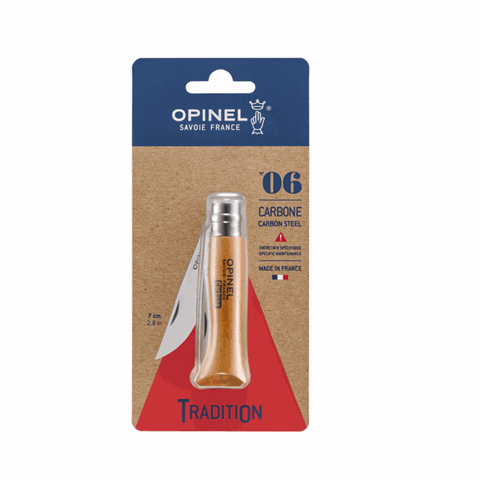 Opinel N°8 stainless 7,0 cm. bøg 