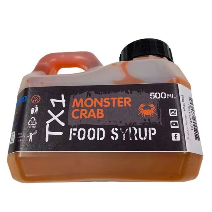 Shimano Bait TX1 Food Syrup Monst Crab 500 ml Attractant