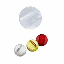 Westin BEADS Transperent 4 mm / 20 stk