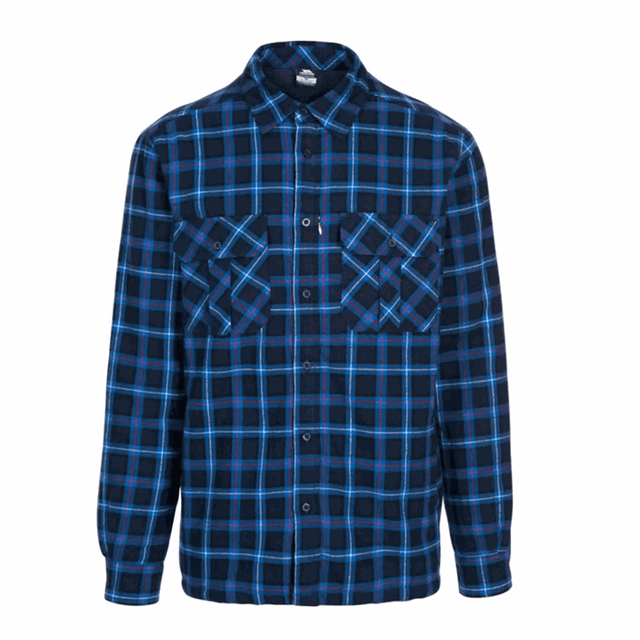 Trespass RAPESEED Shirt - Dark Blue Check