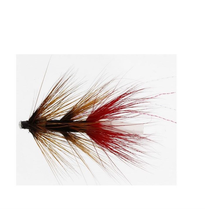 Unique Flies Uldsokken Tube Brown 1,5"