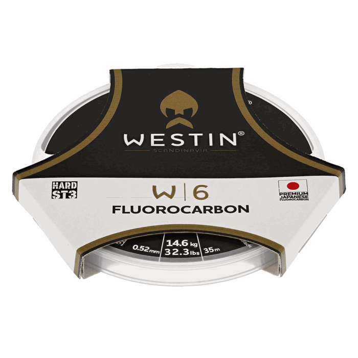 Westin W6 ST3 FLUOROCARBON CLEAR 50 meter - 0,30 mm / 6,1 kg