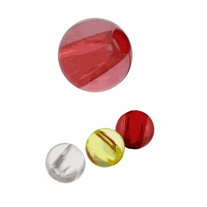Westin BEADS RED 4 mm / 20 stk