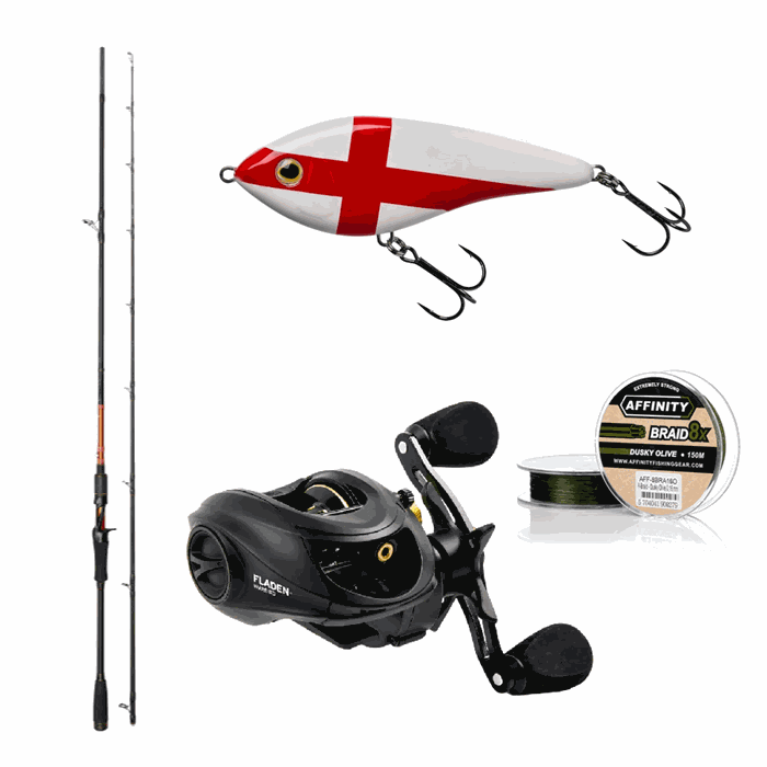 Fladen Warbird Dawn 200 + XARANN PREDATOR CT 7,6 fod - 40/120 gr til geddefiskeri