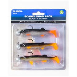 Fladen SCANDI SHAD PACK REALISTIC BAITFISH 3 stk 9,5 cm/ 10 cm