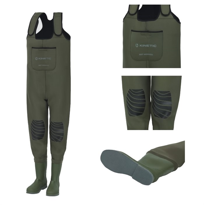 Kinetic NeoGaiter neopren waders w.Felt