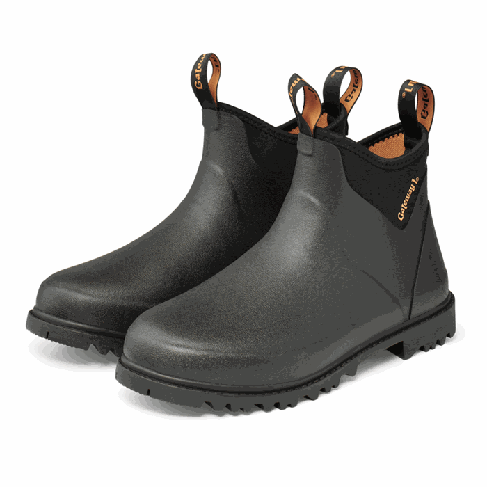 Gateway 1 Ascot Mens II kort gummistøvle Black herre – Fisk & Fang Helsingør