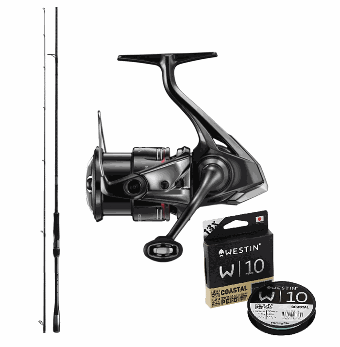 Shimano Lunamis 9,0 fod 6/25 gr+ Shimano Vanford FA 2500 + W10 Fletline