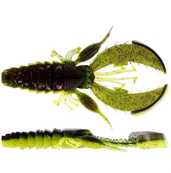 Westin CreCraw Creaturebait 8,5 cm / 7 gr - Black Chartreuse