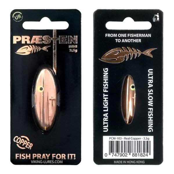 OG-Lures Præsten Custom 7,0 gr - Real copper