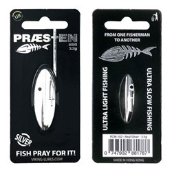 OG-Lures Præsten Custom 7,0 gr - Real silver