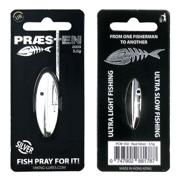 OG-Lures Præsten Custom 7,0 gr - Real silver