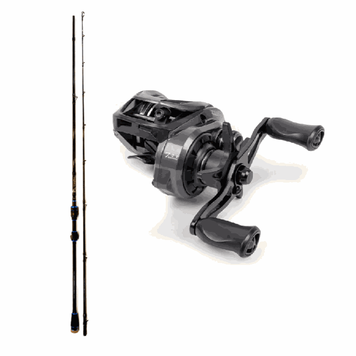 Pandion INSTINCT ESOX-Trigger 7,3 fod - 40/100 gr + Zebco Demonic Baitcast XT 200 LH